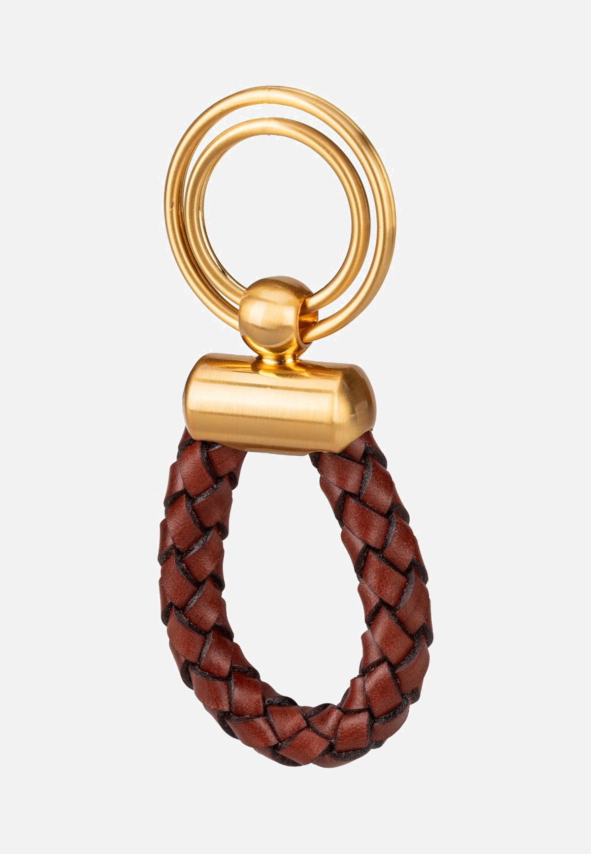 The Bridge Stouo Key Ring Marrone/Oro Schlüsselanhänger