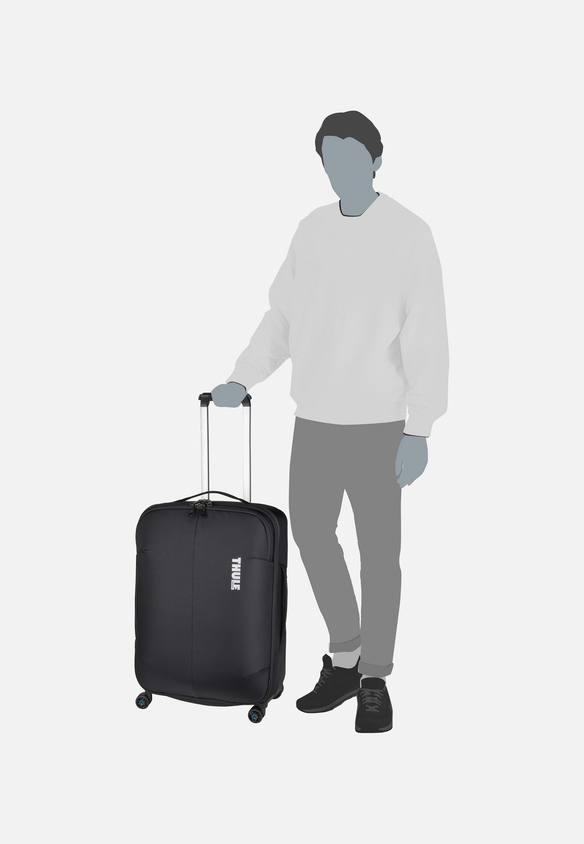 Thule Subterra Carry On Spinner 25'' Black Koffer