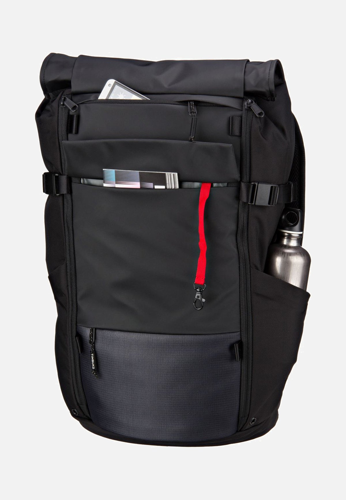 Timbuk2 Clark Pack Jet Black Rolltop Rucksack