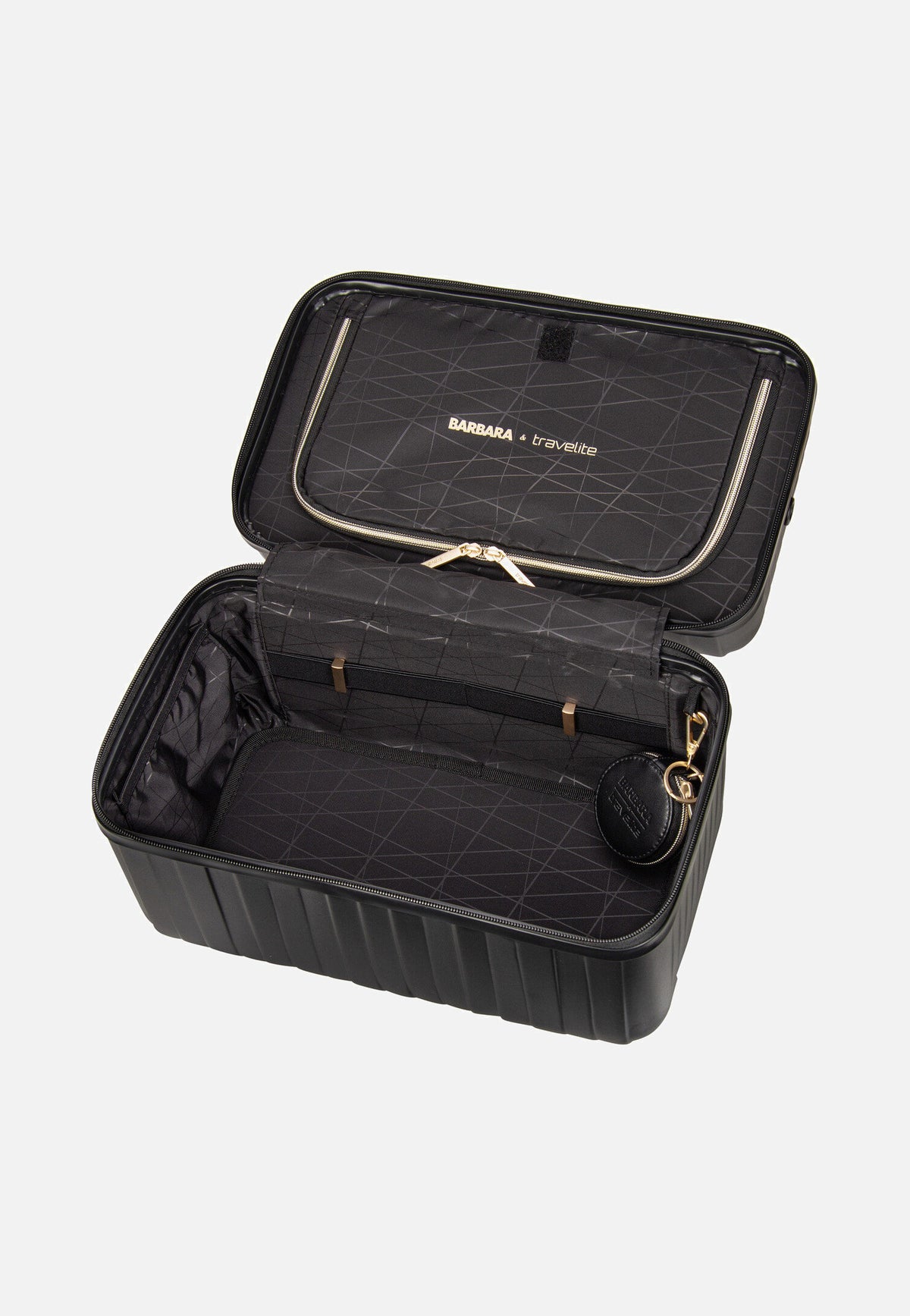travelite Barbara Novelty Beauty Case Black Cosmetic Case