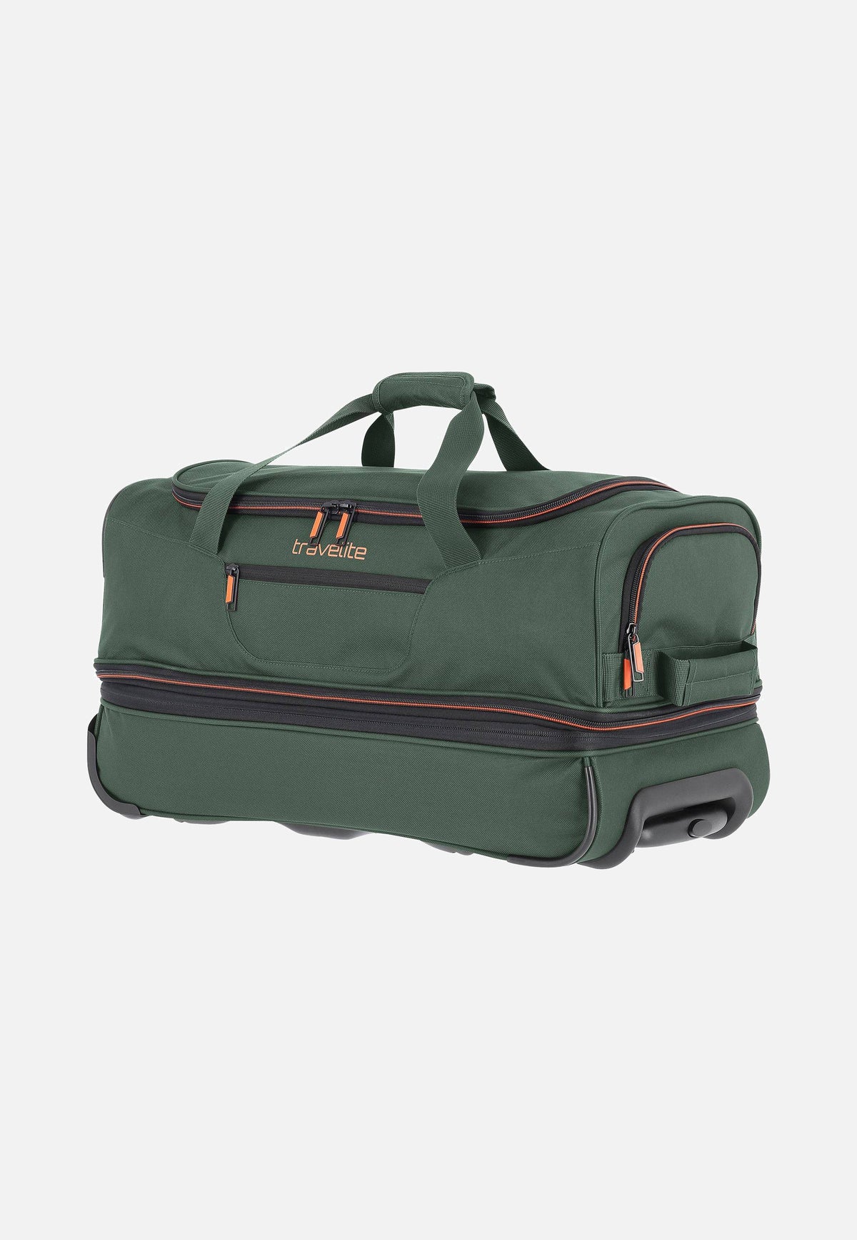 travelite Basics Trolley S Dunkelgrün Reisetasche mit Rollen