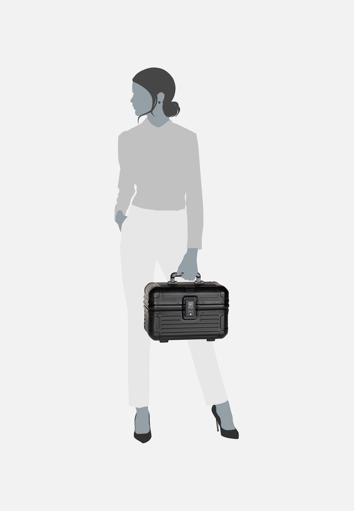 travelite Next Beautycase 2.0 Schwarz Kosmetikkoffer