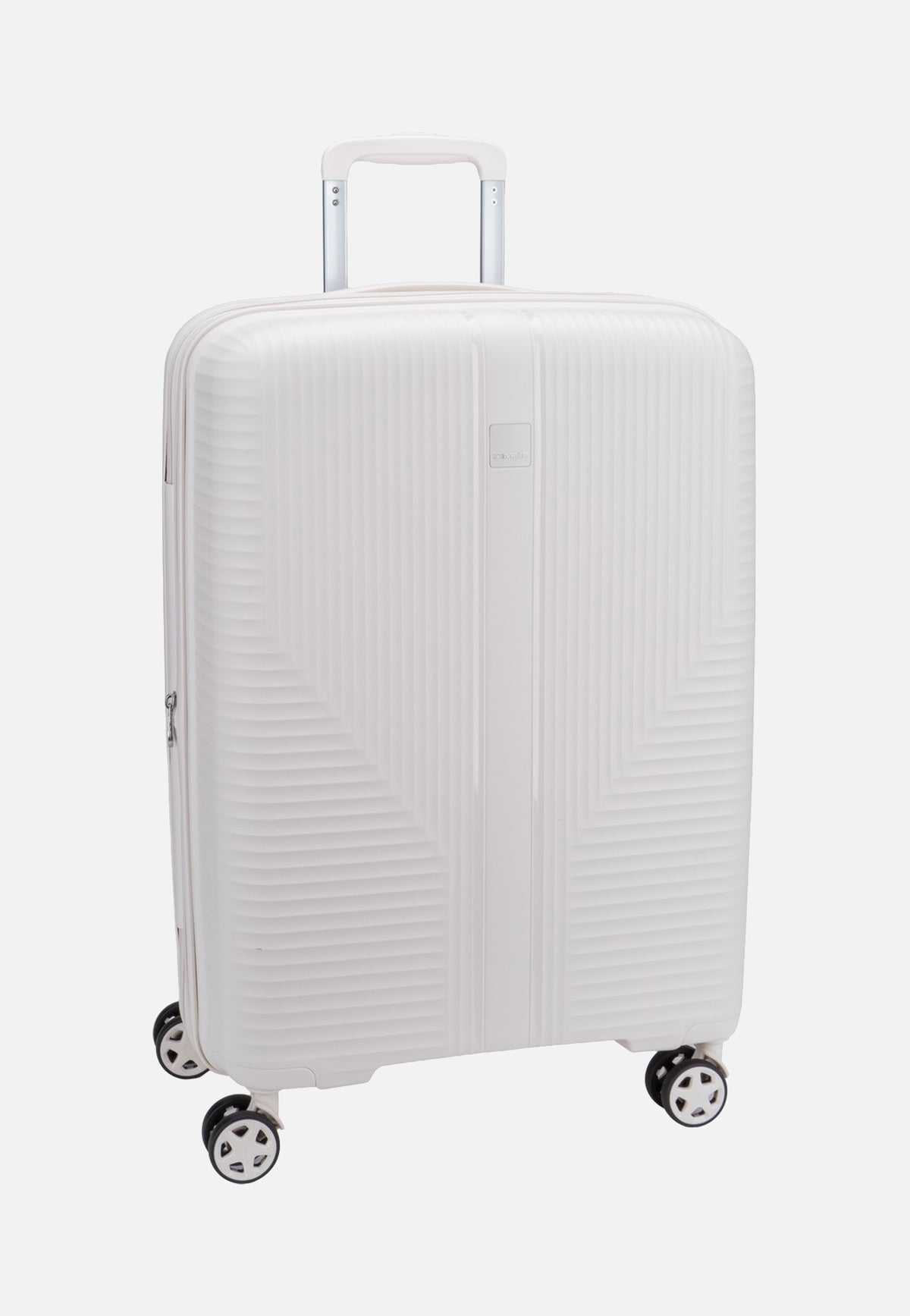 travelite Air Stripe Trolley 4W M Exp. Off-White Koffer