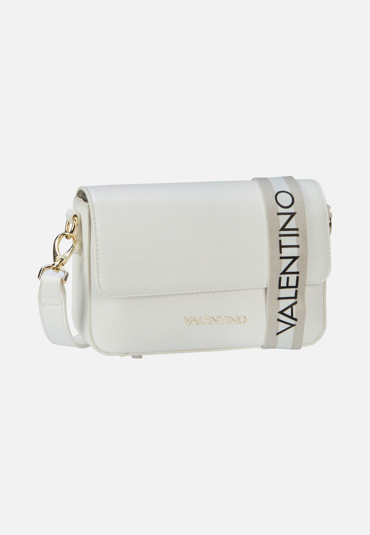 Valentino Zero RE Flap Bag 303 Bianco Crossbody Bag