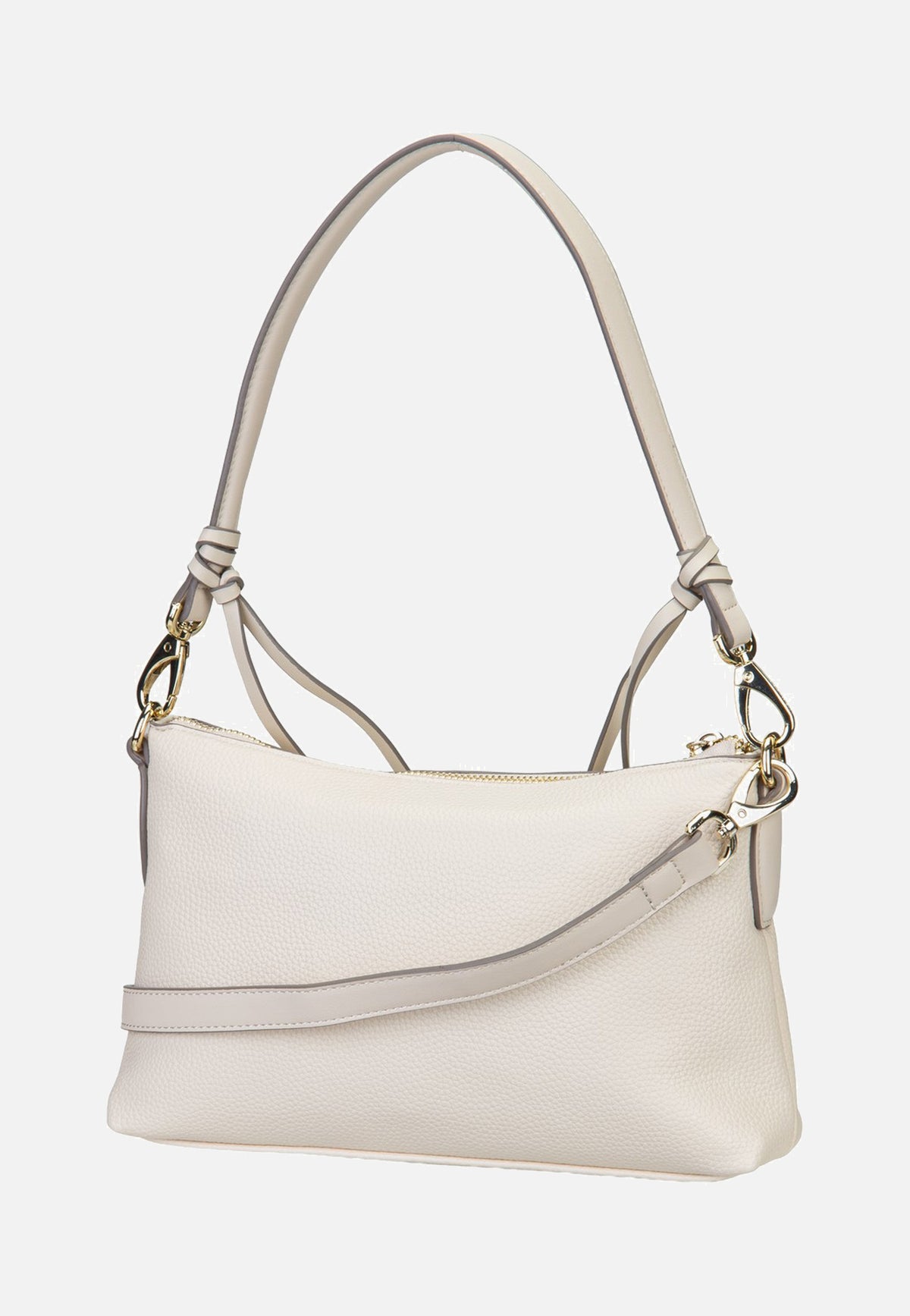 Valentino Fiamma Re 5Y13 Ecru Shoulder Bag