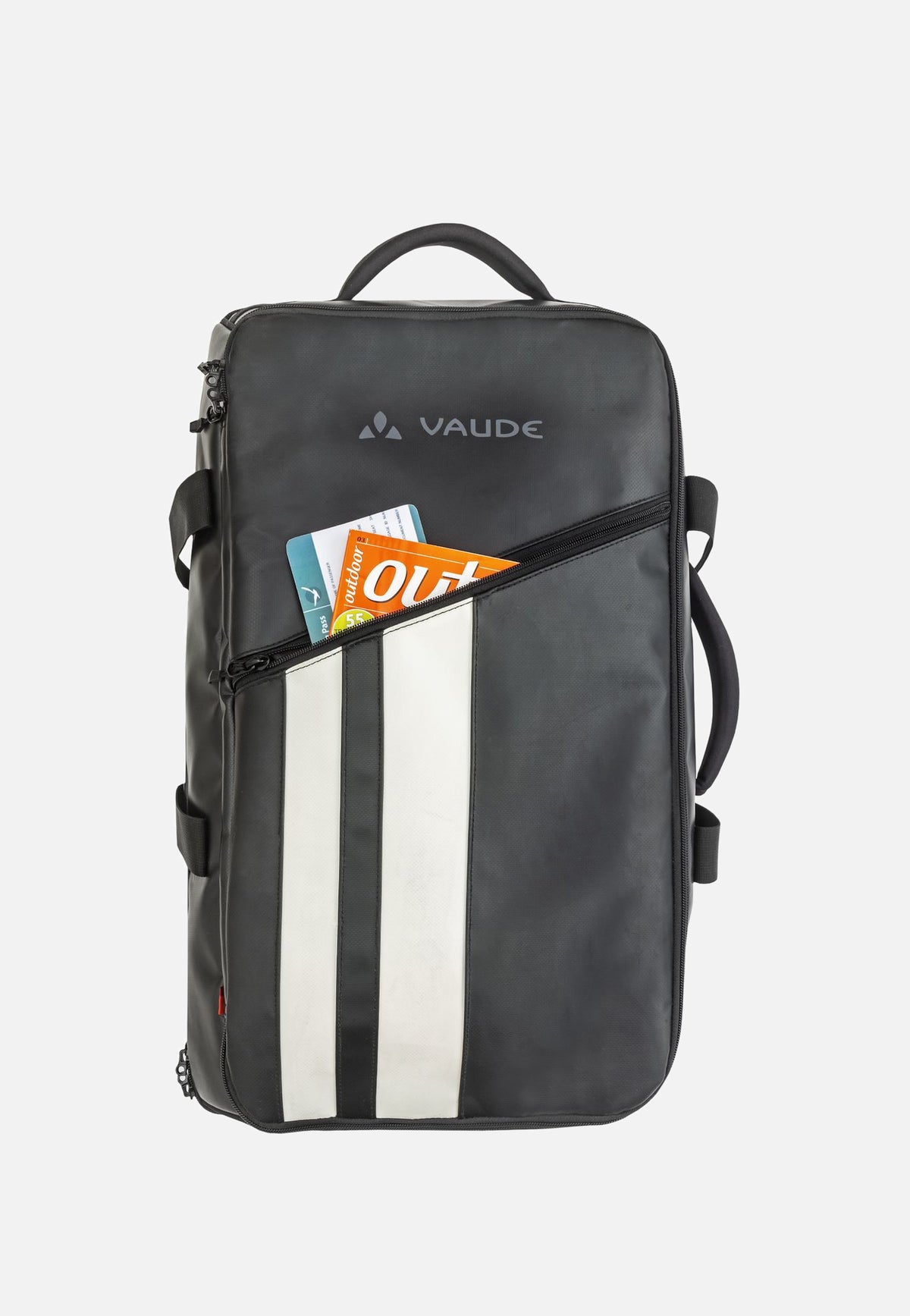 Vaude Rotuma 65 Black Reisetasche mit Rollen