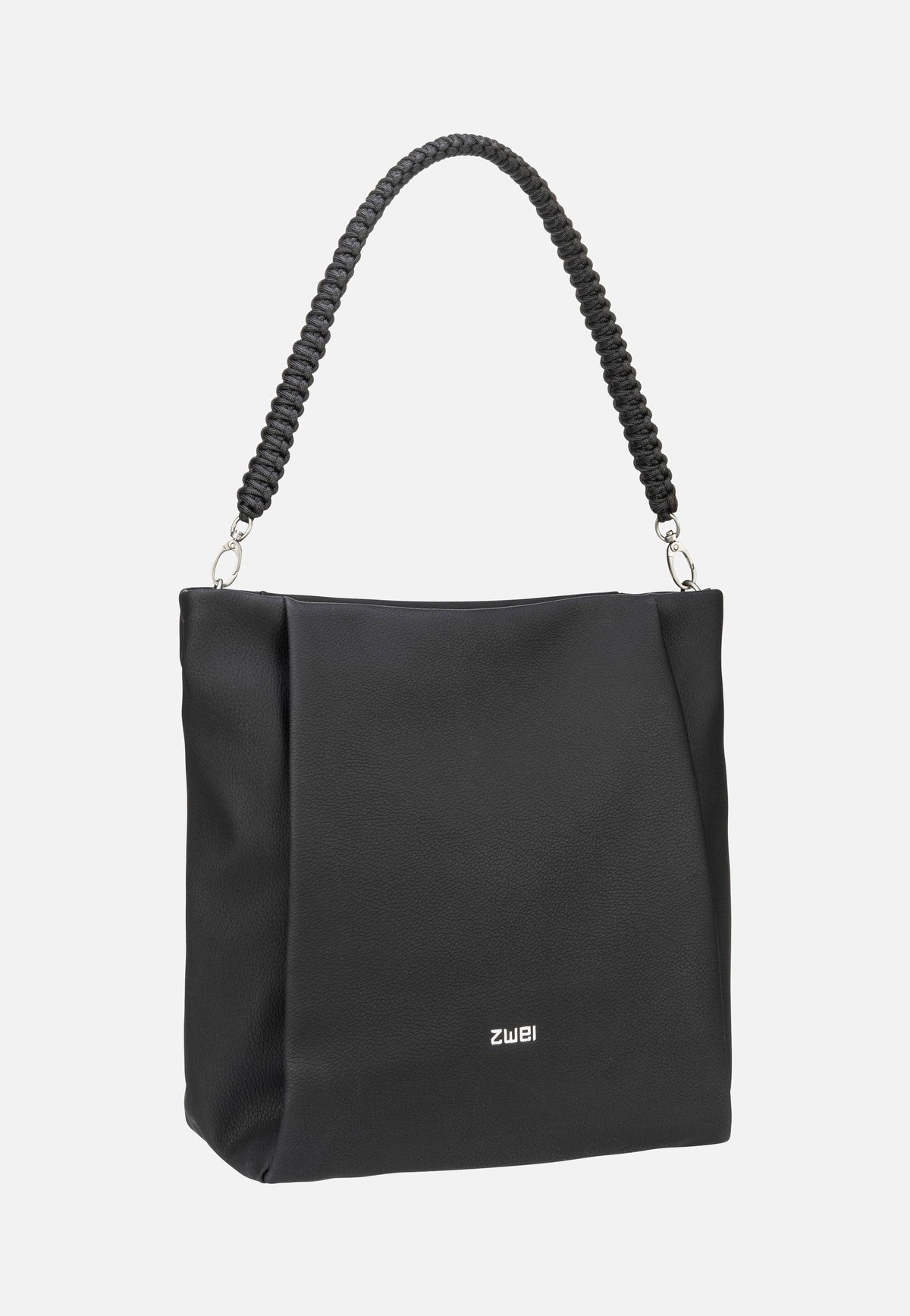 zwei Yuna YU120 Nubuk/Black Hobo Bag